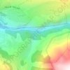 Yahshoush Waterflall 2 topographic map, elevation, terrain