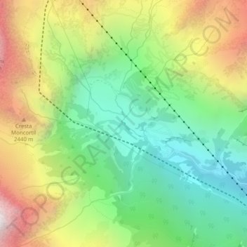 Barmasse topographic map, elevation, terrain