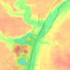 Wedron topographic map, elevation, terrain