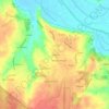 Loureiros topographic map, elevation, terrain