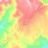 El Cuje topographic map, elevation, terrain