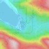 Adams Falls topographic map, elevation, terrain