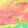 Denée topographic map, elevation, terrain