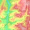 Patignies topographic map, elevation, terrain