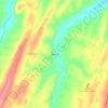 Oakland topographic map, elevation, terrain
