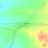 Hayya topographic map, elevation, terrain