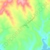 Smithwick topographic map, elevation, terrain