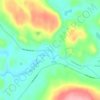Fine topographic map, elevation, terrain