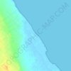 Plage Dar Allouch topographic map, elevation, terrain