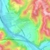 Wheeling Park topographic map, elevation, terrain