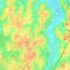 Le Carouge topographic map, elevation, terrain