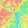 Arlington topographic map, elevation, terrain