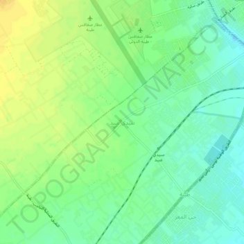 Sidi Abid topographic map, elevation, terrain