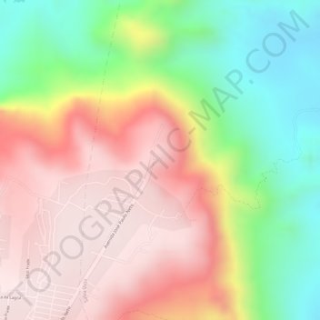 Mirante do Canto topographic map, elevation, terrain