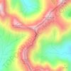 Kendall Katwalk topographic map, elevation, terrain