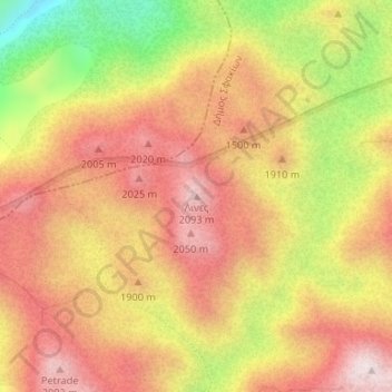 Lines topographic map, elevation, terrain