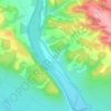 Las Vegas topographic map, elevation, terrain