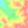 Nova Fátima topographic map, elevation, terrain