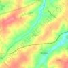 La Pouchinière topographic map, elevation, terrain