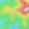 Monts Sutton topographic map, elevation, terrain