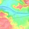 Naharros topographic map, elevation, terrain