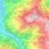 Monchio topographic map, elevation, terrain