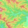 Zlatograd topographic map, elevation, terrain