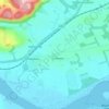 Hawkstane topographic map, elevation, terrain