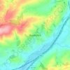 Bradninch topographic map, elevation, terrain