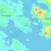 Kallin topographic map, elevation, terrain