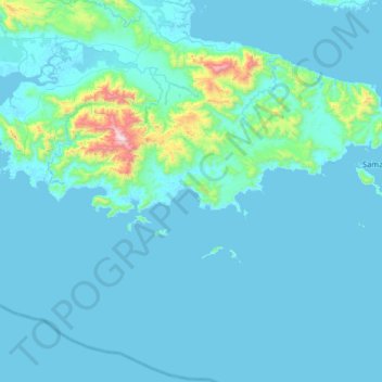 Gado-Gadoa topographic map, elevation, terrain