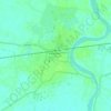 Kaliyaganj topographic map, elevation, terrain