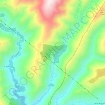 Faro topographic map, elevation, terrain