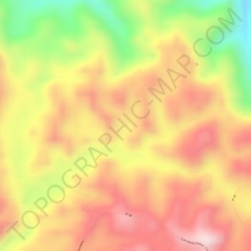 Tumaque Arriba topographic map, elevation, terrain