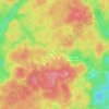 Hedalen topographic map, elevation, terrain
