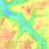 Les Pres d'Archer topographic map, elevation, terrain