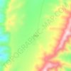 El Llano topographic map, elevation, terrain