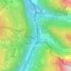Col du Brenner topographic map, elevation, terrain