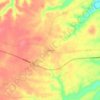 Tollesboro topographic map, elevation, terrain