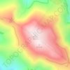 El Teleno topographic map, elevation, terrain