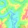 新圩镇 topographic map, elevation, terrain