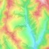 Cucuta topographic map, elevation, terrain