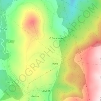 Agro do Mestre topographic map, elevation, terrain