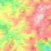 Les Flaches topographic map, elevation, terrain