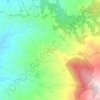 Castiglioncello Bandini topographic map, elevation, terrain