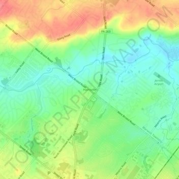 Hartsville topographic map, elevation, terrain