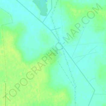 Володино topographic map, elevation, terrain