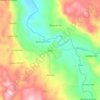 Gayle topographic map, elevation, terrain