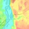 La Plonge topographic map, elevation, terrain