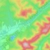 La Trouche topographic map, elevation, terrain